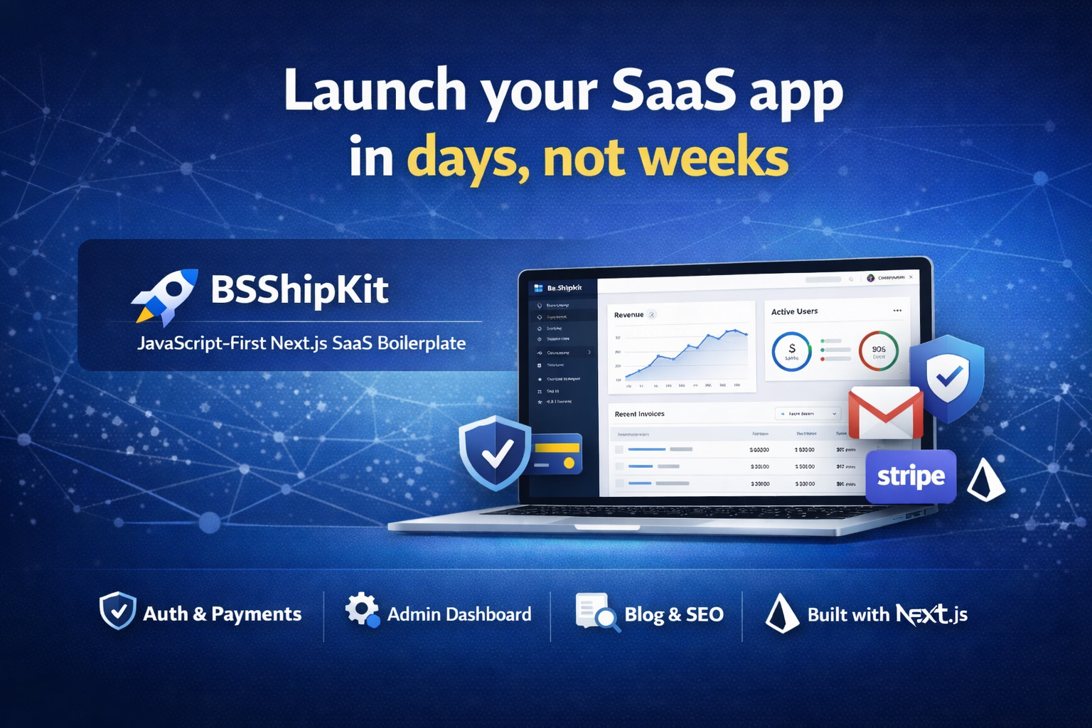 Next.js SaaS Starter Checklist | Project BS